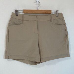Willlit Khaki Stretchy UPF 50+ Golf Hiking Shorts Size 10